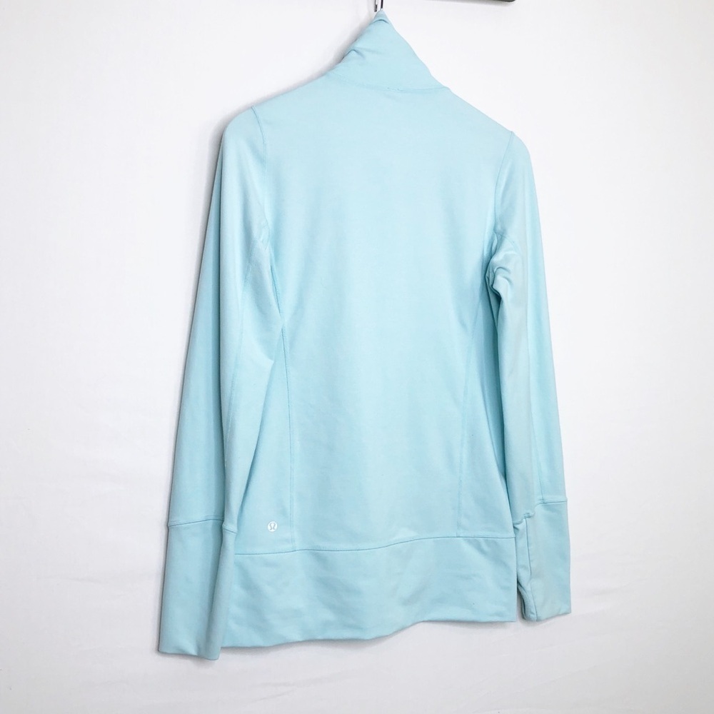 Lululemon In Stride Heathered Aquamarine Jacket - Picture 2 of 11